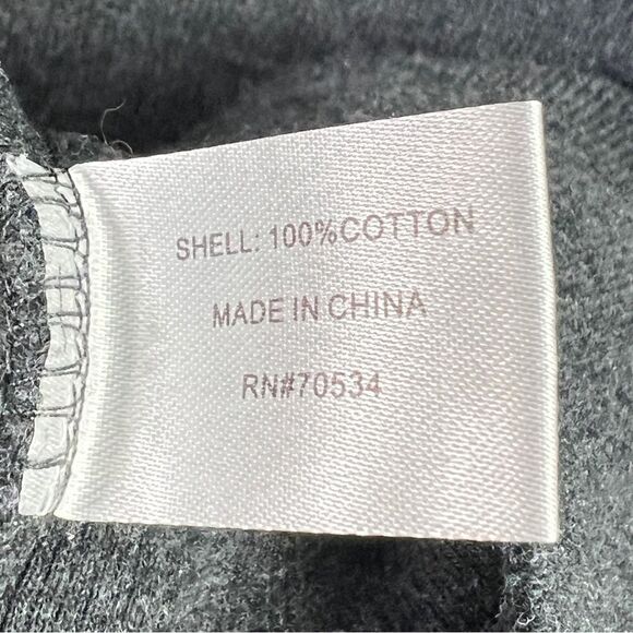 Orvis Quarter Zip Sweatshirt Men's Size Large Pull over Grey Long Sleeve - Picture 5 of 9